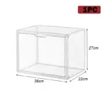 New Large Capacity Storage Box Organizer for Figures Acrylic Box Clear Blind Box Showcase Makeup Organizer for Bag - Image 12