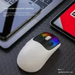 X5 Attack Shark 2.4G Wireless Bluetooth Mouse 3 Modes RGB  PAW3212 Sensor 4000DPI Optical Mouse for PC Laptop Office Gaming - Image 3