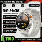 2026 T-Rex3 Ultra 1100mAh Battery Smart Watch GPS Track Compass IP69K Waterproof Sports Tracker Outdoors Military Smartwatches - Image 12