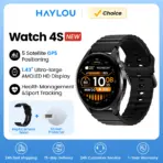 HAYLOU Watch 4S(HF012) GPS Smartwatch 1.43” HD AMOLED 5 Satellite GPS Positioning 120+ Workout Modes Sport Fitness Smart Watch