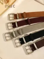 Luxury Suede Leather Belt for Women Fashion Gold Pin Buckle Wide Ladies Waist Belts Dresses Jeans Daily Casual Wear - Image 5