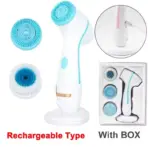 Electric Facial Cleansing Brush Sonic Rotating Face Cleaner Deep Pore Cleansing Brush Face Massager Waterproof Skin Care Tool - Image 8