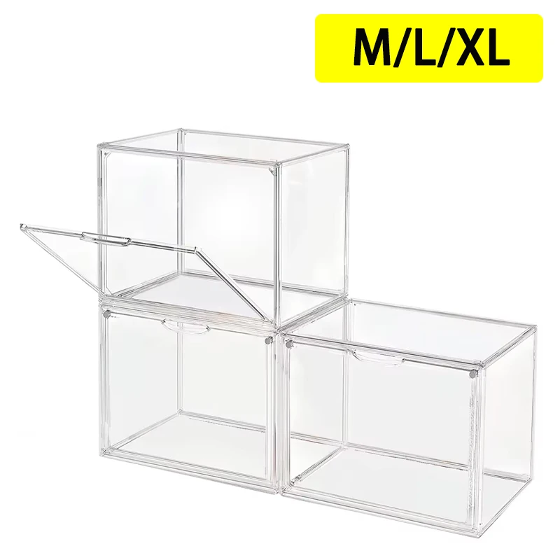 S65a747dd58b64ecdbc8e8a987d09dbd0T.webp New Large Capacity Storage Box Organizer for Figures Acrylic Box Clear Blind Box Showcase Makeup Organizer for Bag - Image 1
