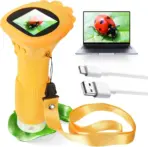 Kids Microscope 1000x Magnifier Microscope 200 Megapixels With LED Photo Video Function Educational Toys Science For Children