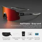 ROCKBROS Bicycle Glasses with Myopia Frame Polarized Len Bike Eyewear Goggles UV400 Outdoor Sports MTB Road Cycling Sunglasses - Image 8