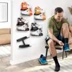 H-shaped Shoe Rack Wall Mounted Floating Shoe Display Shelves Sneaker Holders for Shoe Collectors Advertising Exhibition - Image 2
