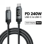 Toocki X111 240W USB C Cable Fast Charging PD3.1 OLED Digital Display Type C to Type C Cable For Macbook iPhone 17 Samsung S25 - Image 7
