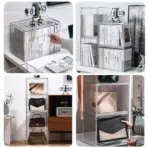 New Large Capacity Storage Box Organizer for Figures Acrylic Box Clear Blind Box Showcase Makeup Organizer for Bag - Image 5