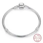 Bracelet Silver 925 Original 17-20CM Star Moon Sun Four Leaf Clover Green Zircon Bracelets Fit DIY Charms Birthday Jewelry Gifts - Image 17