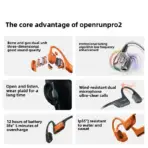 Original SHOKZ OpenRun Pro 2 S820 S821mini Bluetooth Earphones IP55 Waterproof Bone Conduction Headphones Music Sports Earbuds - Image 2