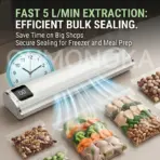 Portable Vacuum Sealer for Food Kitchen Gadgets Degasser Home Appliance Compressor Plastic Bag Sealer Vacuum Packaging Machine - Image 3