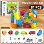 Anti-Gravity Gear Racer Track Set, 3D DIY Puzzle Assembly Toy, Creative STEM Educational Gift for Kids ﻿ ﻿ - Image 8