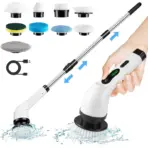 Cordless Spin Scrubber Electric Multipurpose Cleaning Brush for Kitchen Bathroom Toilet - Household Hair Brushes And Mops