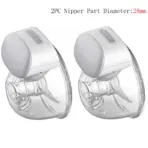 2/1pcs BB-P1 Wearable Breast Pump Hands Free Electric Portable Wearable Breast Pumps BPA-free Breastfeeding Milk Collector - Image 12