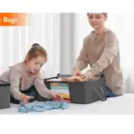 Clothing Storage Box Large Capacity Laundry Storage Organizers Transparent Clothing Storage  Large Dust Zipper Closure - Image 5