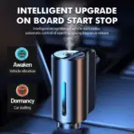 Smart Car Air Aromatherapy Diffuser Fragrance Car Air Fresheners With Three Adjustable Humidifier Essential Oil Diffuser - Image 2