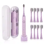 Sonic Electric Toothbrush Smart Ultrasonic Dental Teeth Whitening Rechargeable Adult Tooth Brush Sarmocare S100 With8 Brush Head - Image 8