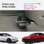 TPE Under Seat Storage Box For Tesla Model Y Juniper 2025 Center Console Organizer Bin Front Backseat Bag Trash Tray Accessories - Image 3
