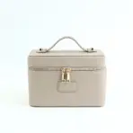 Customized Name PU Leather Cosmetic Bag with Zoned Storage and Large Capacity Toiletry Bag for Autumn and Winter New Products - Image 17