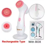 Electric Facial Cleansing Brush Sonic Rotating Face Cleaner Deep Pore Cleansing Brush Face Massager Waterproof Skin Care Tool - Image 10