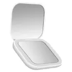 2X Magnifying Compact Vanity Makeup Mirror with Lights Travel Mini Folding Portable Handheld Pocket LED Cosmetic Mirror for Gift - Image 8