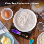 Digital Electronic Kitchen Scale Waterproof Stainless Steel Measuring Scale with LCD Display 5kg/0.1g 10kg/1g Rechargeable - Image 6