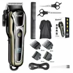 Kemei PG1990A Rechargeable Hair Clipper or Limit Combs Professional Cordless Men Hair Trimmer Men's Hair Cutting Machine Barber - Image 14