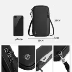 Travel Wallet Passport Card Holder Crossbody Shoulder Organizer Bag Abroad Ticket Document Protection Cover Hanging Neck Pouch - Image 2