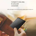 Wallet Tracker Card Wireless Charging Tracking Location Gps Locator Smart Tag For Iphone Apple Device Find My Airtag GPS Locator - Image 2