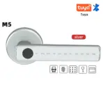 HTMCKM5 Smart Fingerprint Door Lock - Digital Electronic Lock with Password Key IC Card Tuya BLE Smartlife APP Unlock - Image 8