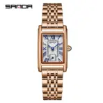 SANDA 1116 New Fashion 2025 Elegant Design Rectangle Dial Water Resistant Quartz Movement Business Women Analog Wrist Watch часы - Image 7
