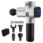 Phoenix A2 Massage Gun Muscle Relaxation Deep Tissue Massager Dynamic Vibrator Back Portable Handheld Display Fascia Gun Massage - Image 8