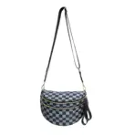 DOYOGI Black and White Checkered Spacious Bum Bag Crossbody Bags for Women Nylon Travel essentials Mommy Bag Diaper Bag  for Mom - Image 14