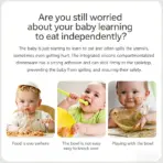 Food Grade Silicone Child Dish Set Baby Feeding Bowl Suction Plate Straw Cup Wooden Spoon Fork for Kids Tableware Toddler Dishes - Image 4