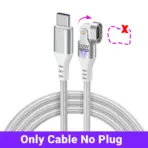 AUFU 16pin 180 Rotate Magnetic Cable 240W Fast Charging Micro USB Type C Cable For iPhone Xiaomi Samsung Magnet USB Phone Cable - Image 19