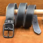 Natural cowhide belt for men's hard metal buckle soft original cowhide mens leather belt unique texture real leather jeans belt - Image 15