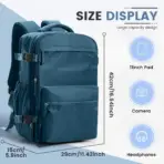 Ryanair 40x30x20 Cabin Bag Men Air Vacuum Compression Backpack Hand Luggage Laptop Backpack,42x29x15 Vacuum Clothing Storage Bag - Image 13