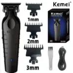 Kemei KM-2299 Professional Hair Clipper 1200mAh Electric Hair Clippers USB Rechargeable Hair Trimmers Hair Cutting Machine - Image 7