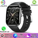 New For OPPO Ultra Thin Smart Watch Men AMOLED HD Screen Always Show Time Heart Rate Bluetooth Call Sports Waterproof Smartwatch - Image 8