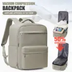 Men Vacuum Compression Backpack 15.6in Laptop Backpack Expand Hiking Vacuum Travel Backpack, Ryanair Backpack 40x30x20 Cabin Bag - Image 10