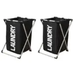 Large Laundry Basket Foldable Waterproof Grid Organizer Basket Dirty Clothes Toys Laundry Baskets Storage Household Organizers - Image 11