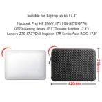 WIWU 17.3 inch Laptop Bag Case for Macbook Pro 17 Waterproof Laptop Sleeve for Macbook Pro 17 Case Computer Notebook Bag 17.3 - Image 6