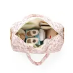 Large Capacity Mommy Bag Travel Tote Bag for Women Baby Diaper Bag Floral Print Multifunctional Crossbody Bag - Image 2
