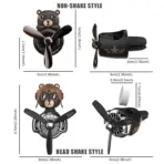 Odorless DIY perfume ornament airplane pilot bear car air freshener decoration accessories aroma vent clip fragrant diffuser men - Image 5