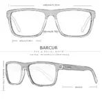 BARCUR Men Polarized Sunclasses TR90 Light Weight Fishing Travel Sun Glasses Women Outdoor Eyewear Accessory Oculos - Image 3