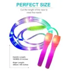 LED Luminous Jump Ropes Skipping Rope Sport Speed Ropes For Kids Night Exercise Fitness Training Light Up Led Skipping Rope - Image 6