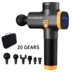 Phoenix A2 Massage Gun Muscle Relaxation Deep Tissue Massager Dynamic Vibrator Back Portable Handheld Display Fascia Gun Massage - Image 9
