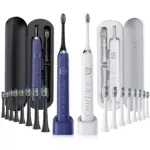 Sonic Electric Toothbrush Smart Ultrasonic Dental Teeth Whitening Rechargeable Adult Tooth Brush Sarmocare S100 With8 Brush Head
