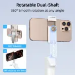Mini Wireless Bluetooth Selfie Stick Tripod with Remote Extendable Tripod, Phone Holder for Travel/Vlog/Live Streaming - Image 2