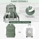 Ryanair Backpack 40x30x20 Cabin Bag Travel Backpack for Men Women Hand Luggage Leisure Laptop Backpack mochila para viaje cabina - Image 4